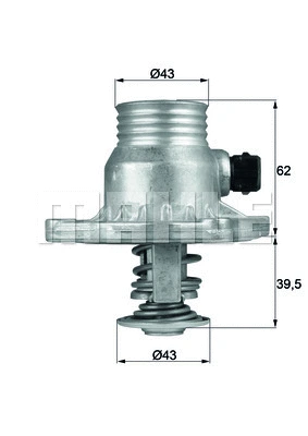 Thermostat, coolant (TM 11 105)