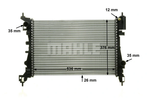 Radiator, engine cooling