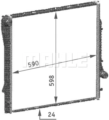 Radiator, engine cooling