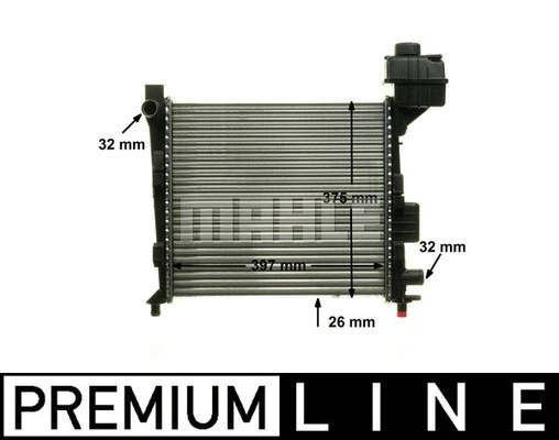 Radiator, engine cooling