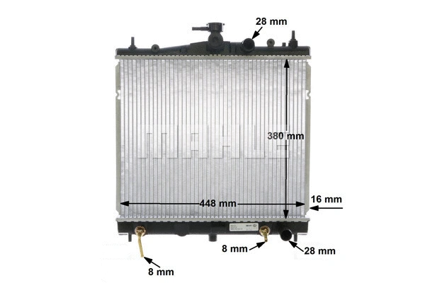 Radiator, engine cooling