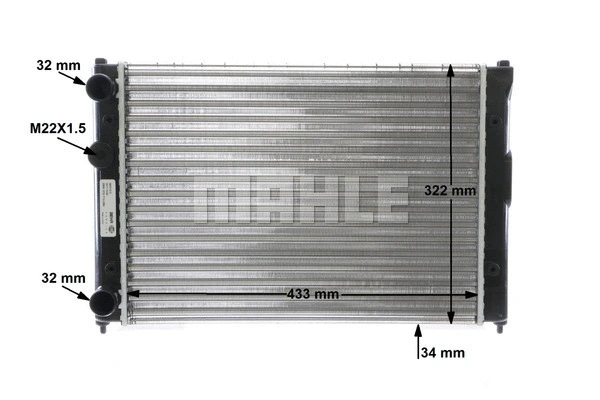 Radiator, engine cooling