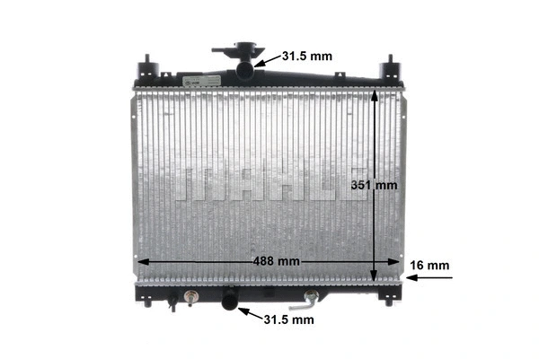 Radiator, engine cooling