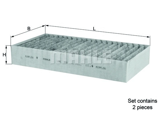 Filter, cabin air (LAK 295/S)