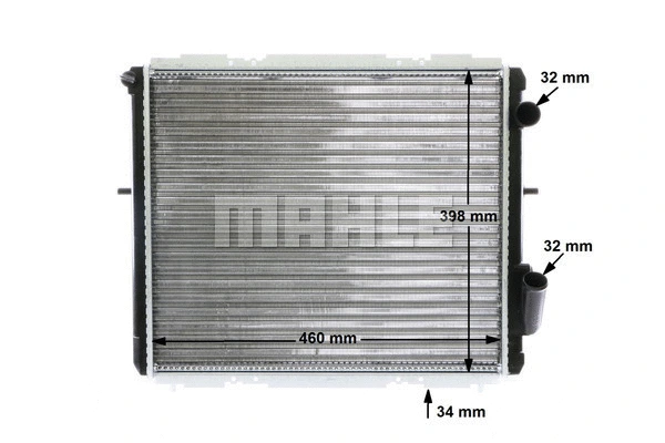 Radiator, engine cooling