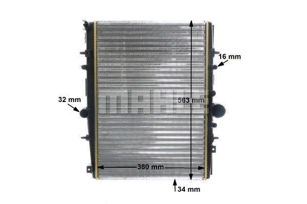 Radiator, engine cooling