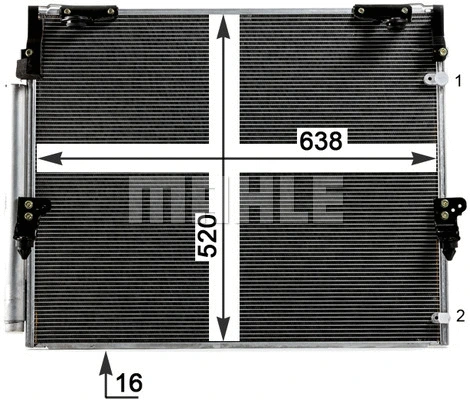 Condenser, air conditioning