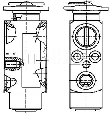 Expansion Valve, air conditioning (AVE 88 000P)