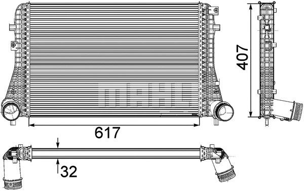 Charge Air Cooler (CI 208 000P)