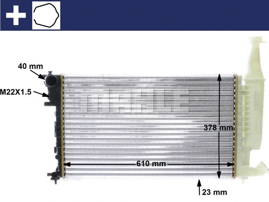 Radiator, engine cooling