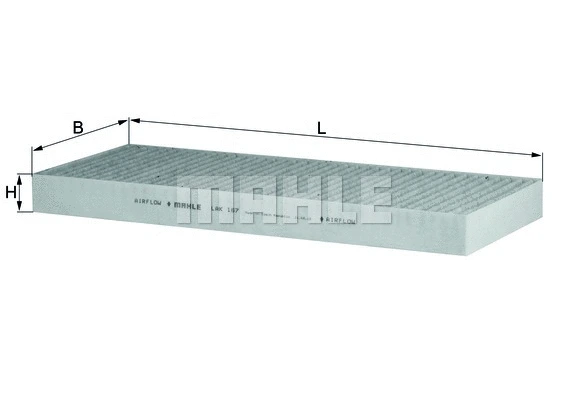 Filter, cabin air (LAK 167)