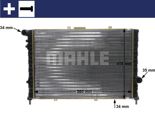 Radiator, engine cooling