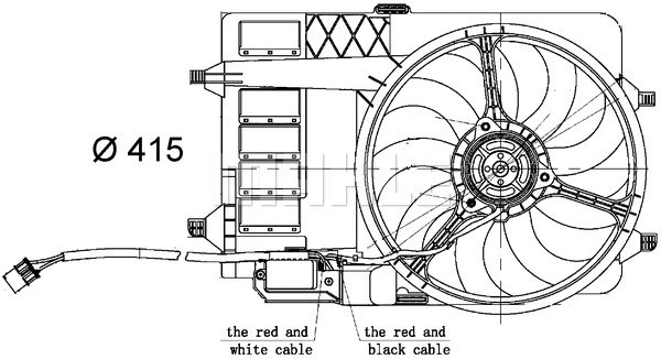 Fan, engine cooling (CFF 30 000S)