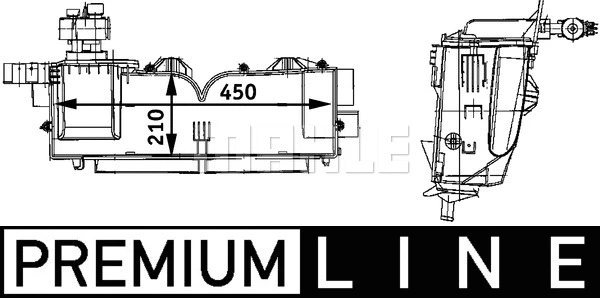 Evaporator, air conditioning