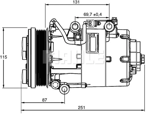 Compressor, air conditioning