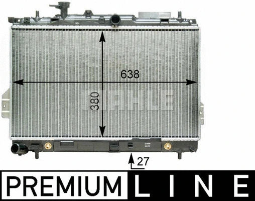 Radiator, engine cooling