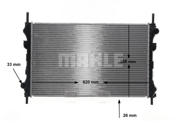 Radiator, engine cooling