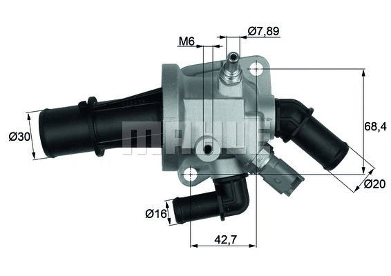 Thermostat, coolant (TI 164 88)