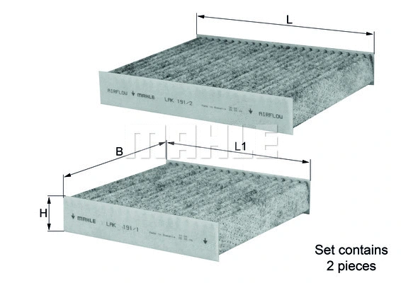 Filter, cabin air (LAK 191/S)