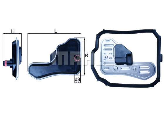 Hydraulic Filter, automatic transmission (HX 148D)