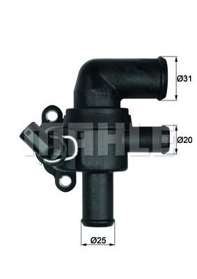 Thermostat, coolant (TI 52 90)