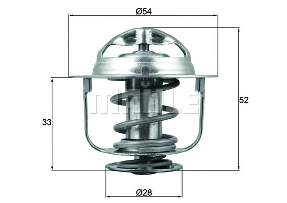 Thermostat, coolant (TX 198 88D)