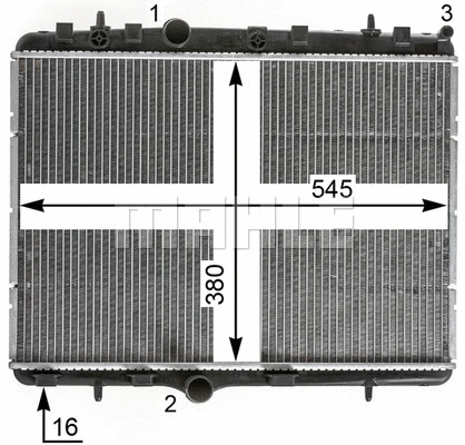 Radiator, engine cooling