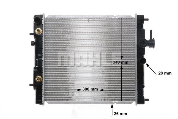 Radiator, engine cooling