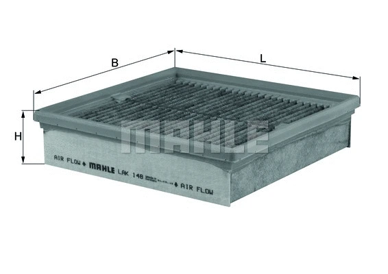 Filter, cabin air (LAK 148)
