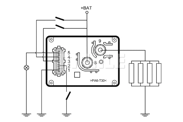 Control Unit, glow time