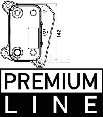 Oil Cooler, engine oil