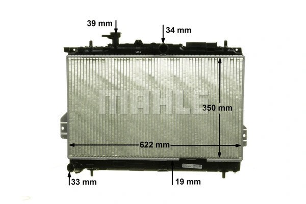 Radiator, engine cooling