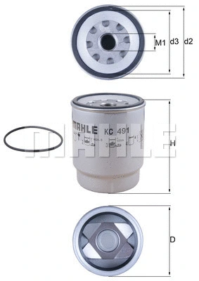 Fuel Filter (KC 491D)