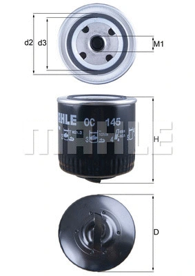 Oil Filter (OC 145)