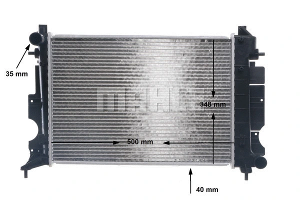 Radiator, engine cooling