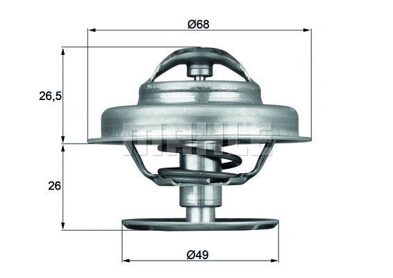 Thermostat, coolant (TX 62 89)