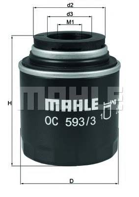 Oil Filter (OC 593/3)