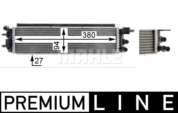 Radiator, engine cooling