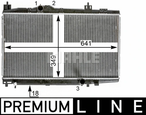 Radiator, engine cooling