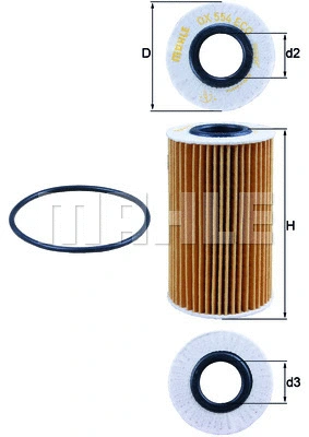 Oil Filter (OX 554D1)