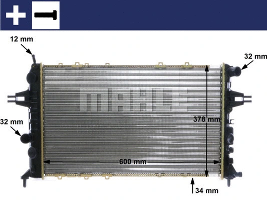 Radiator, engine cooling