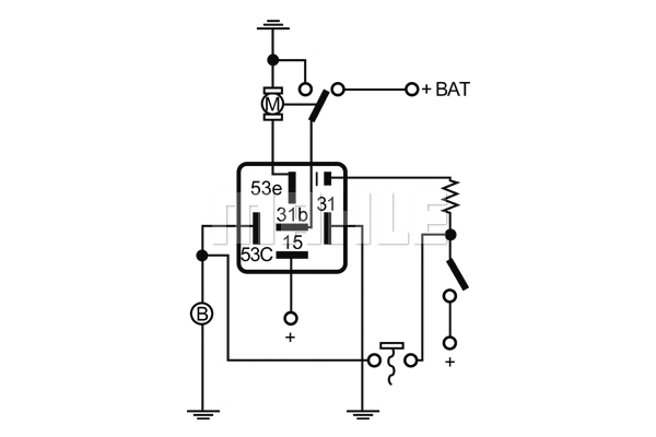 Relay, wipe/wash interval