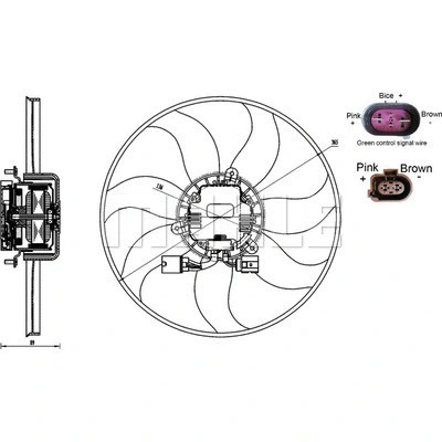 Fan, engine cooling