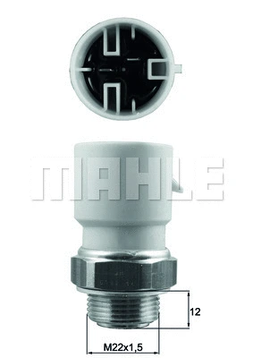 Temperature Switch, radiator fan (TSW 61)