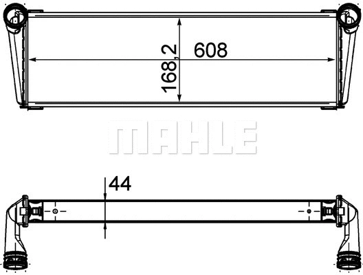 Radiator, engine cooling (CR 1195 000P)