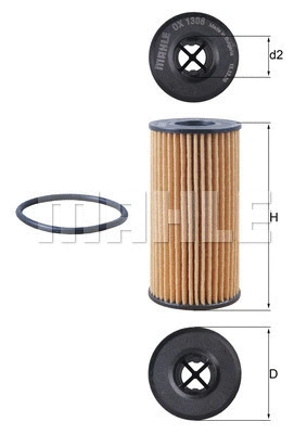 Oil Filter (OX 1308D)