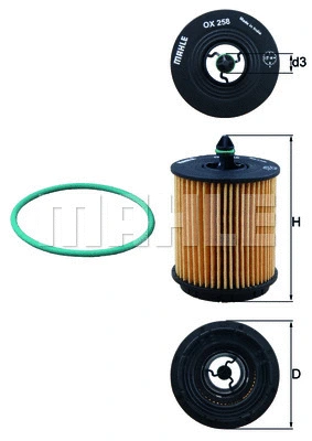 Oil Filter (OX 258D)