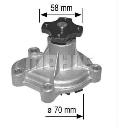 Water Pump, engine cooling (CP 176 000S)