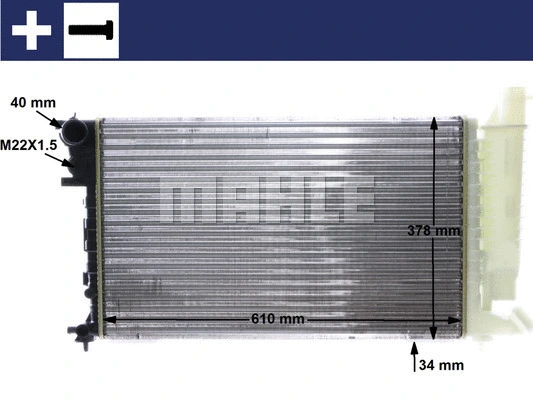 Radiator, engine cooling