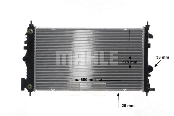 Radiator, engine cooling